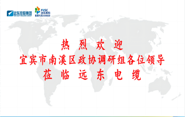 南溪區(qū)政協(xié)黨組書記、主席余水情率隊(duì)蒞臨遠(yuǎn)東電纜宜賓參觀調(diào)研